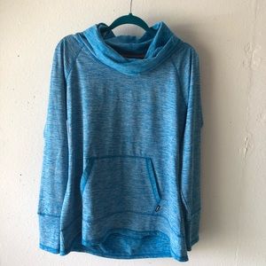RBX BLUE COWL NECK SWEATSHIRT, SIZE XL
